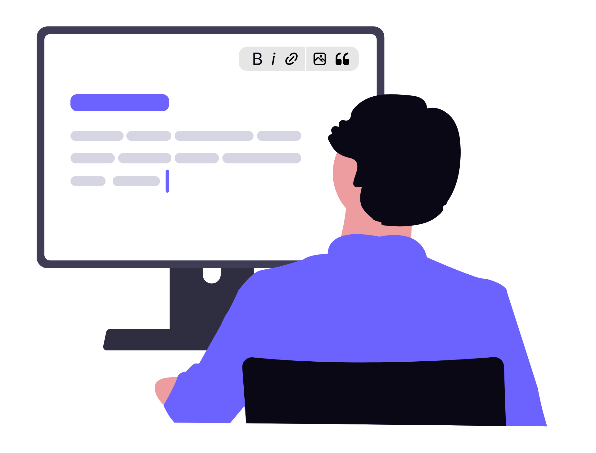 English grammar practice illustration
